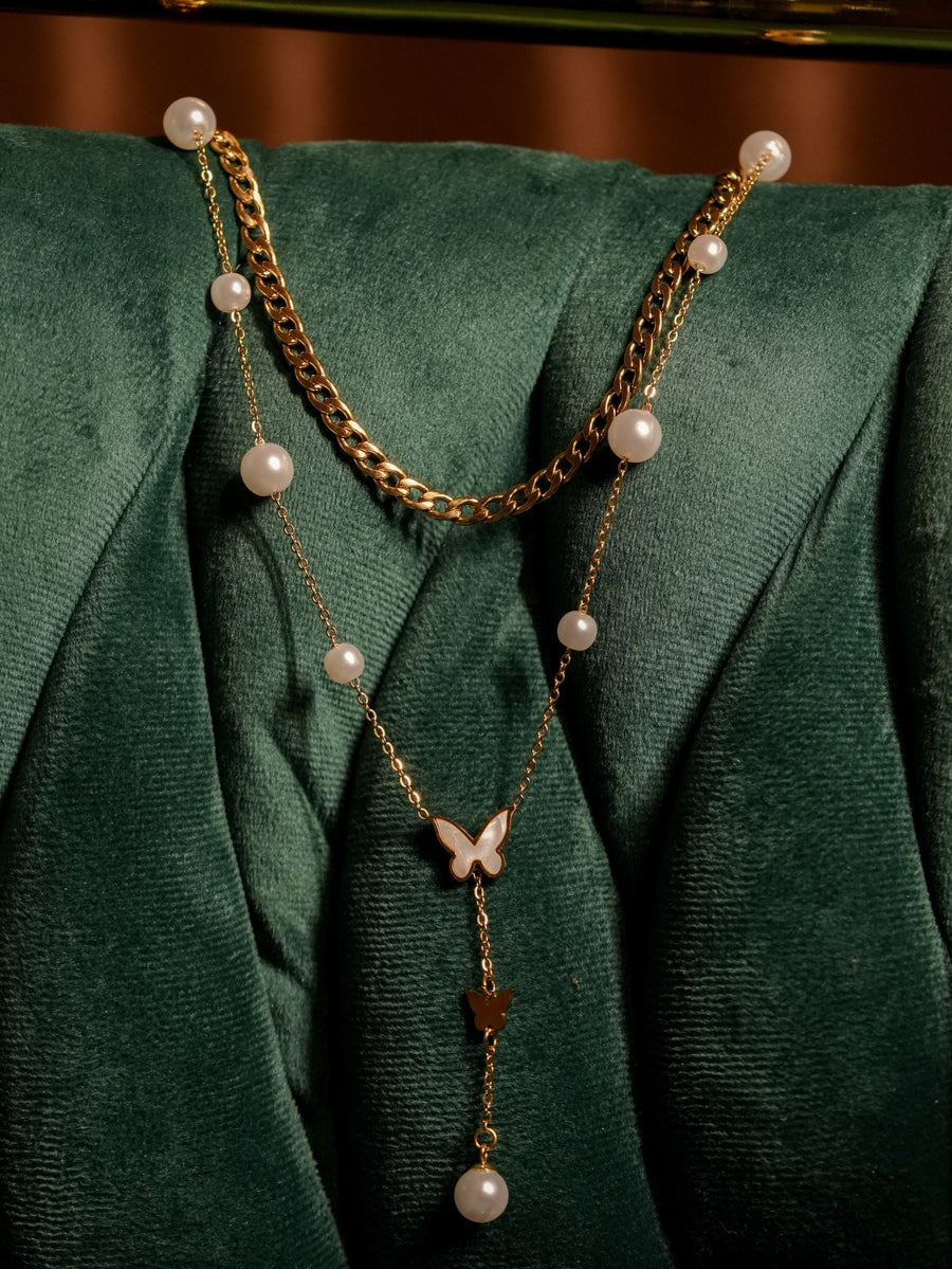 Leela Butterfly Necklace