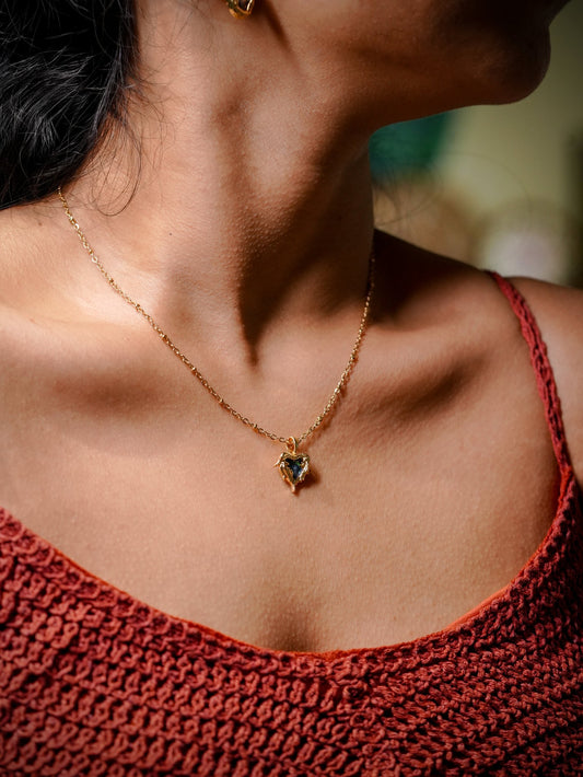 Diya Heart Pendant