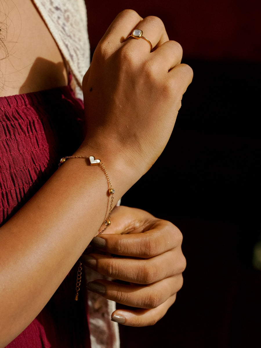 Mira Heart Bracelet