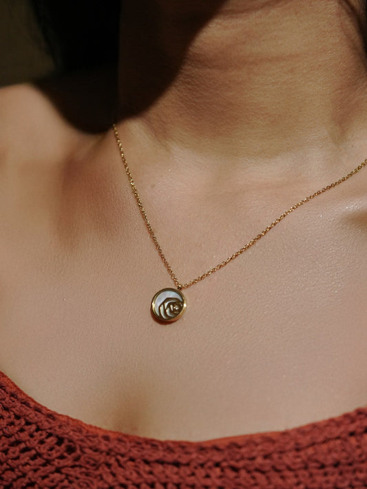 Rose Medallion Pendant