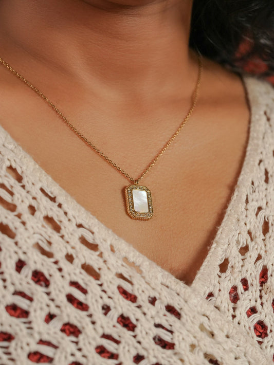 Pave Pearl Pendant