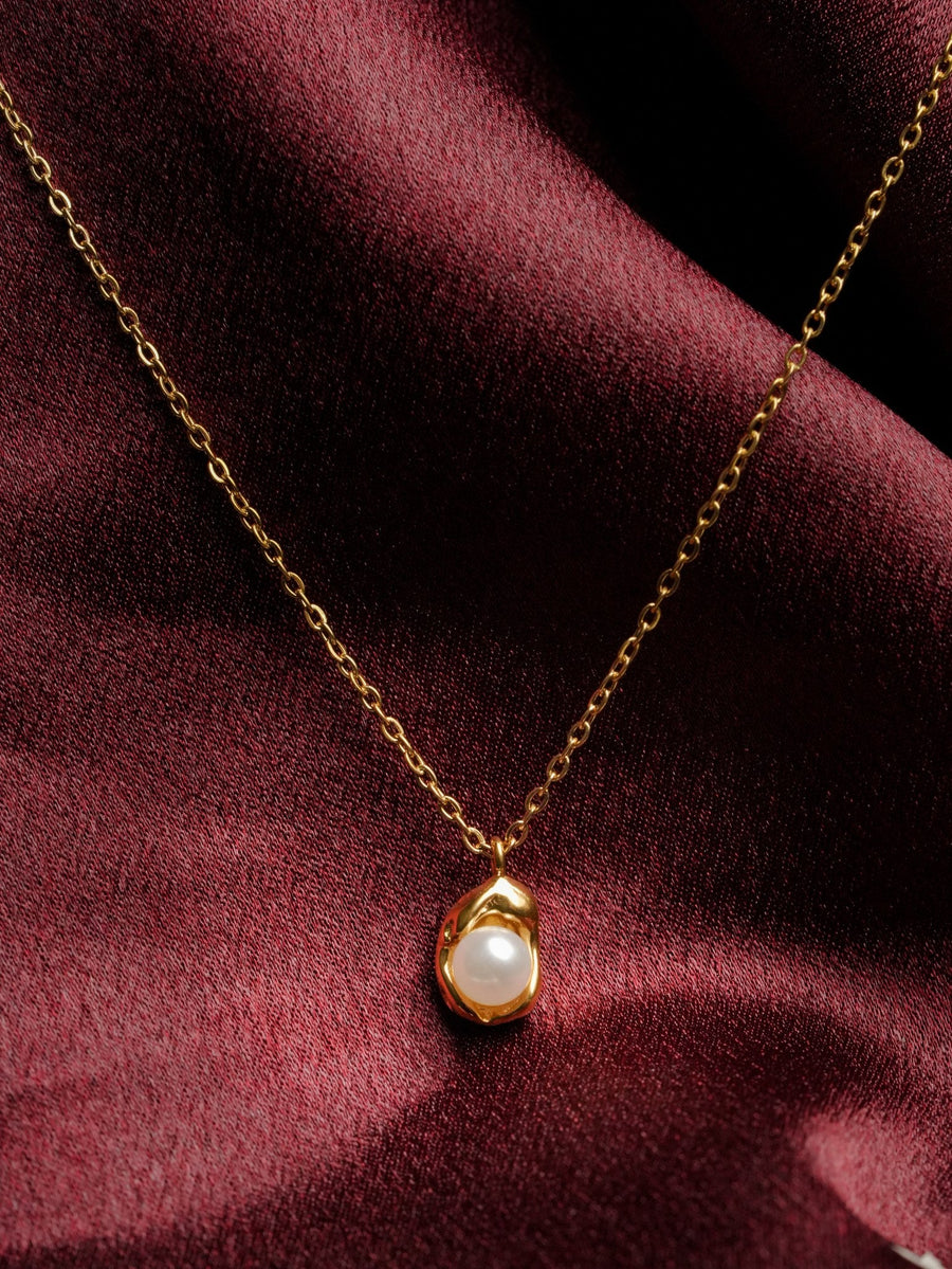 Caged Pearl Pendant