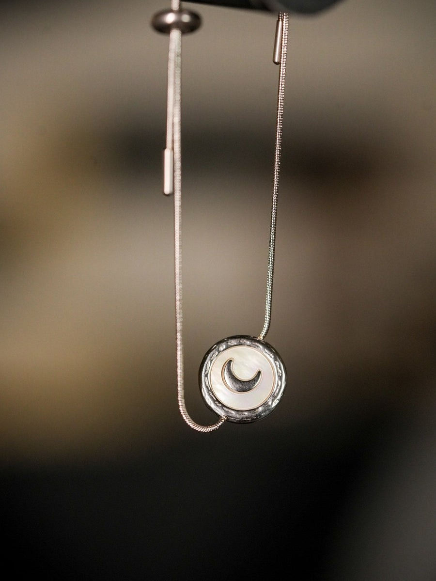 Crescent Disc Bracelet