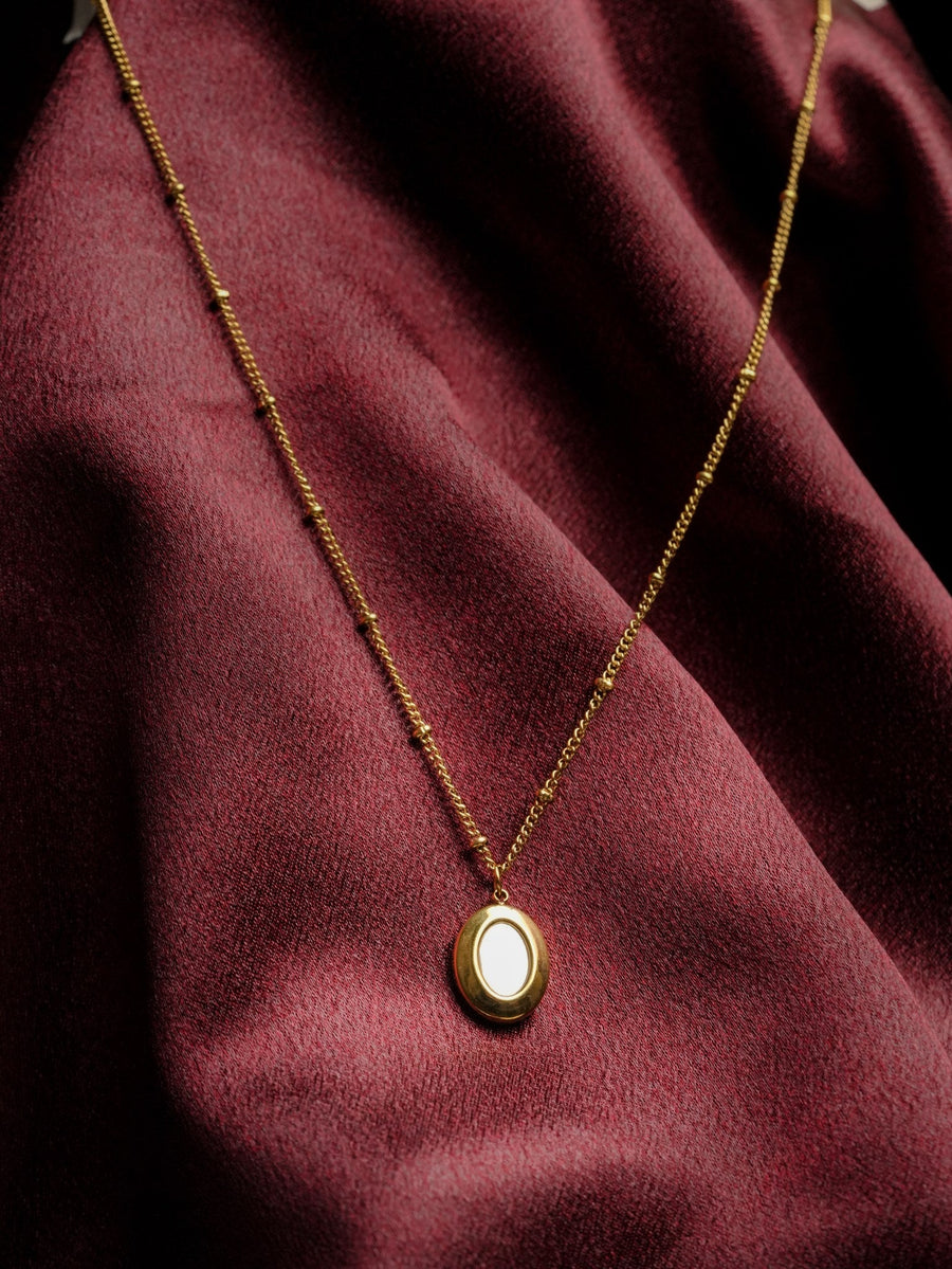 Pearl Disc Pendant