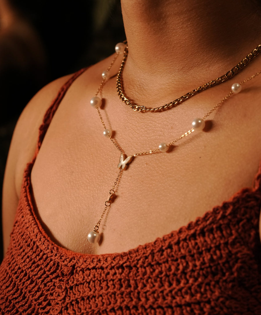 Leela Butterfly Necklace