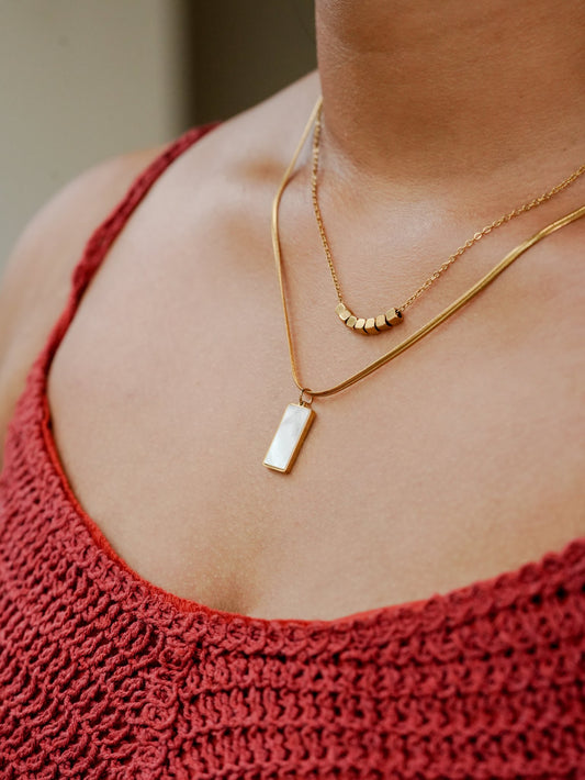 Riya Shell Layered Necklace