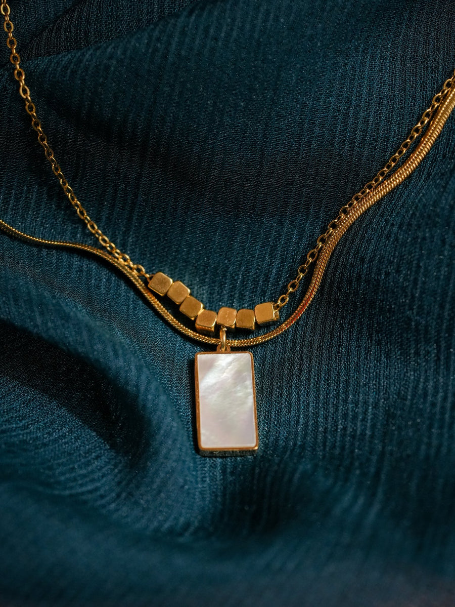 Riya Shell Layered Necklace