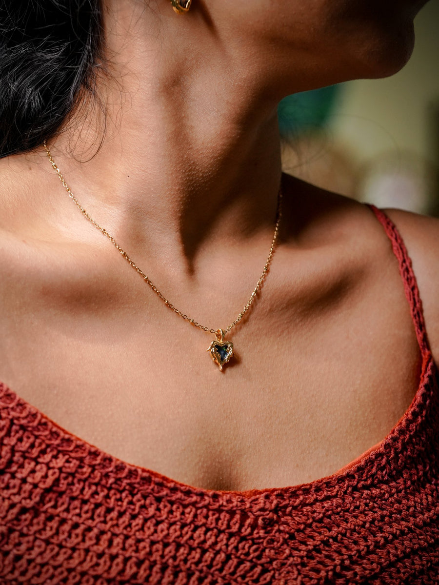 Diya Heart Pendant